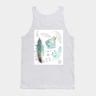 Composition with fluorite Tank Top